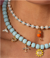 Charm Rue des Mille Donna in Ottone Cubic Zirconia CB-LCN 109 - CB-LCN 109